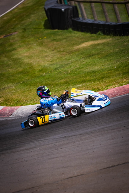 Kart #22 on the limit — PFI